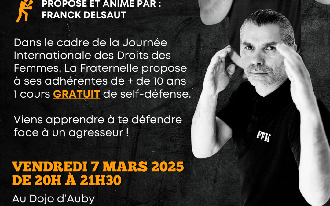 Initiation Self-Défense gratuite pour nos adhérentes !