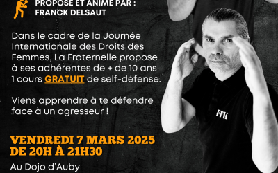 Initiation Self-Défense gratuite pour nos adhérentes !